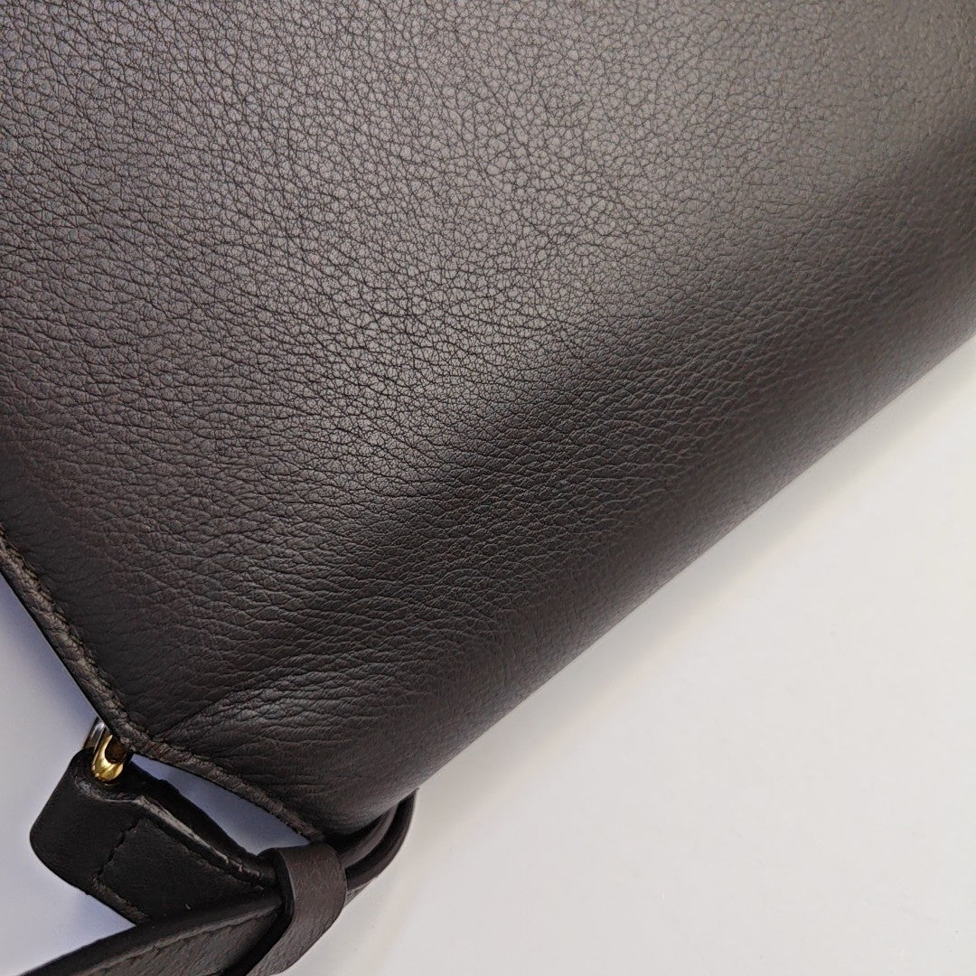 Gancini Calfskin Gray