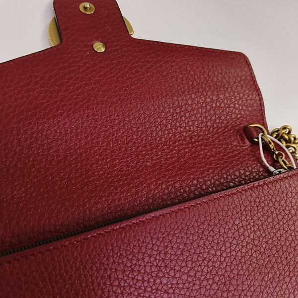 GG Marmont Mini Calfskin Red