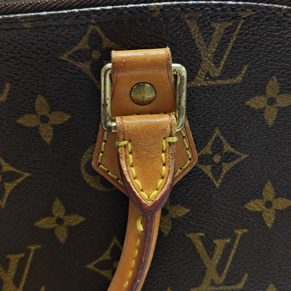 ALMA PM Monogram Coated Canvas Brown
