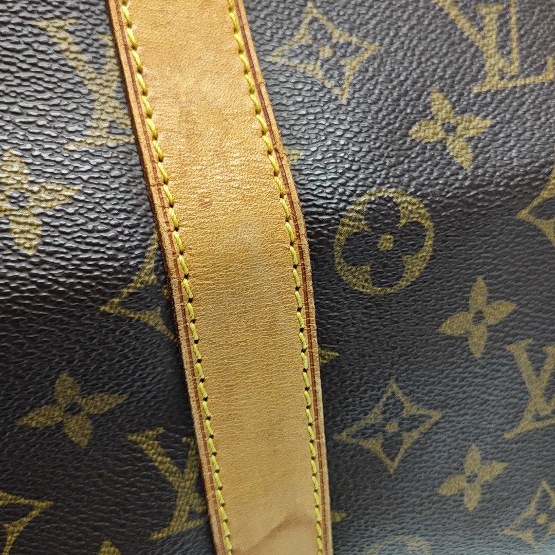 SAC SOUPLE 55 Monogram Coated Canvas Brown