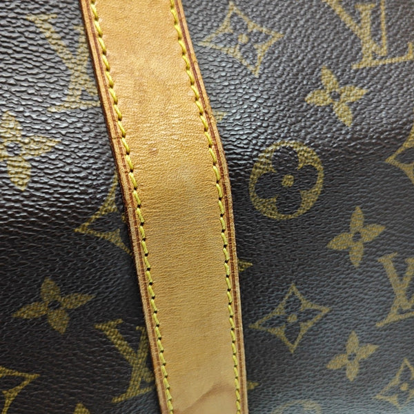 SAC SOUPLE 55 Monogram Coated Canvas Brown