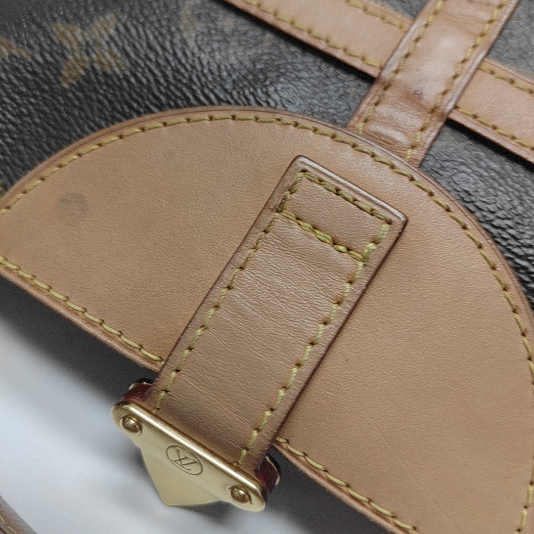 DUFFLE Monogram Coated Canvas Brown