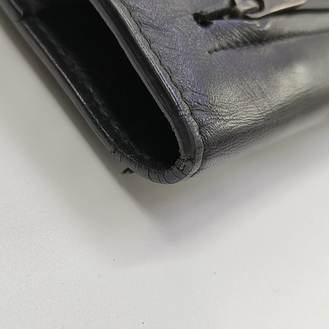 Calfskin Clutch Black