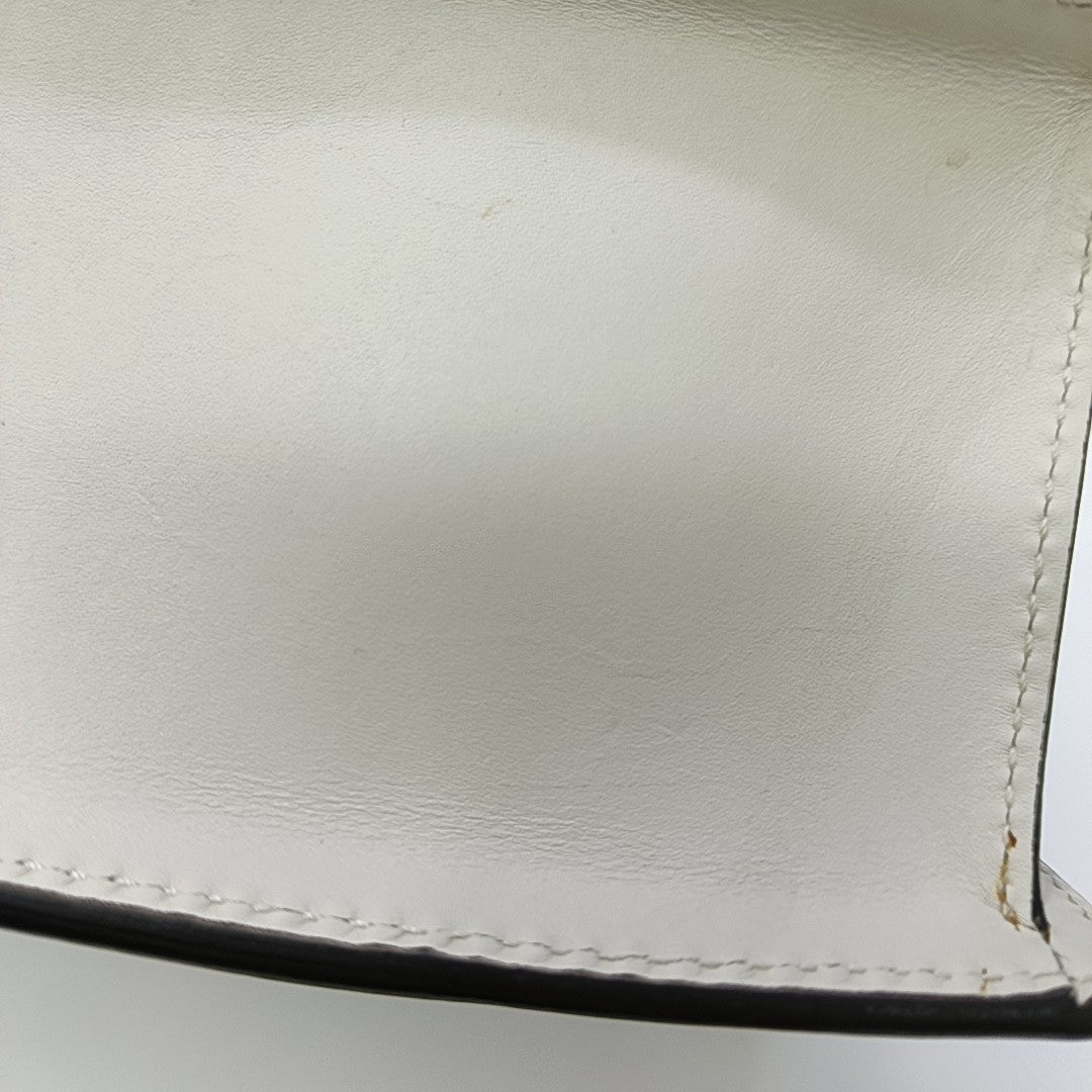 Sylvie Mini Calfskin White