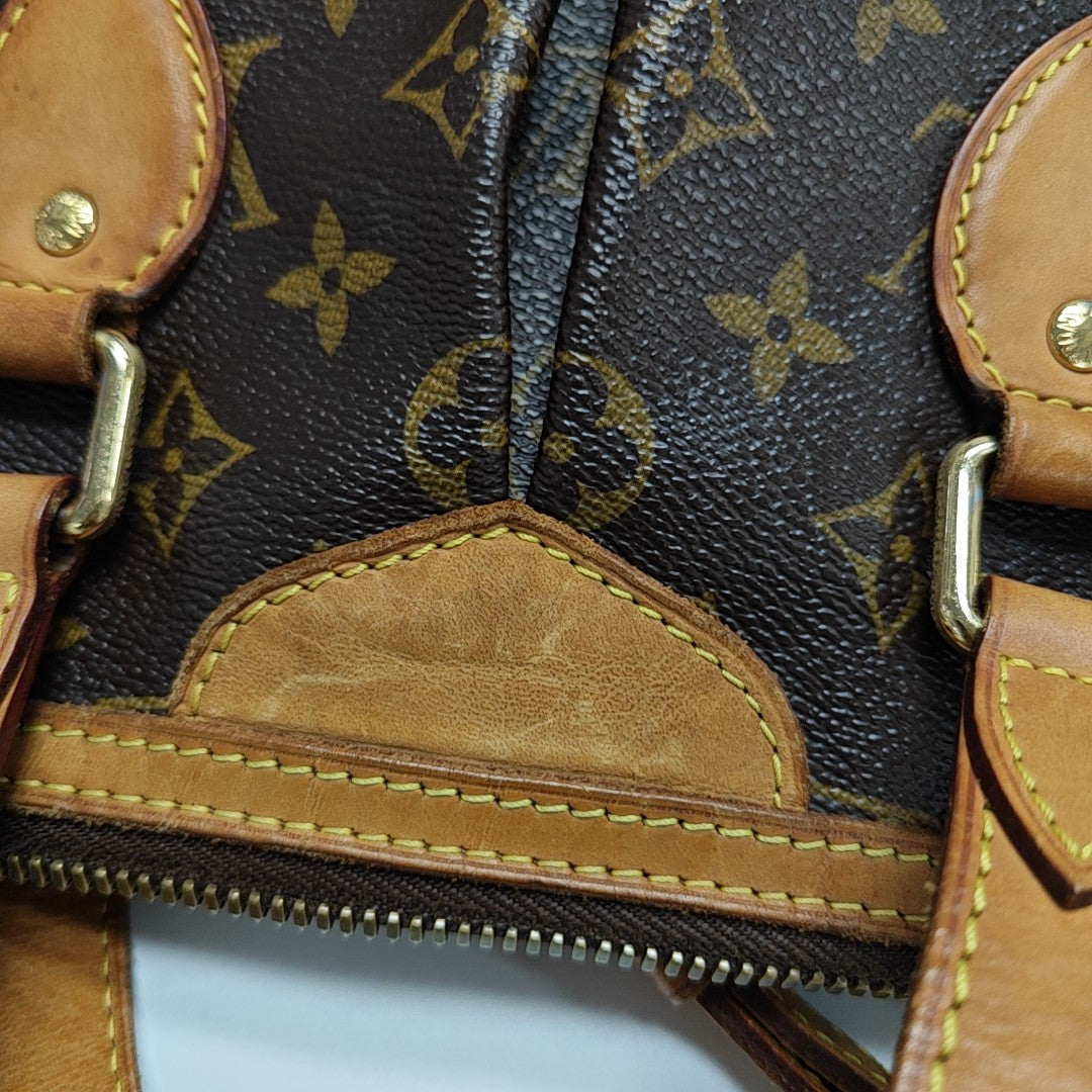 PALERMO PM Monogram Coated Canvas Brown