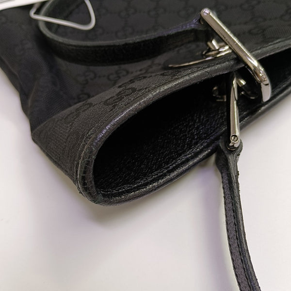 Monogram Canvas Tote Bag Black