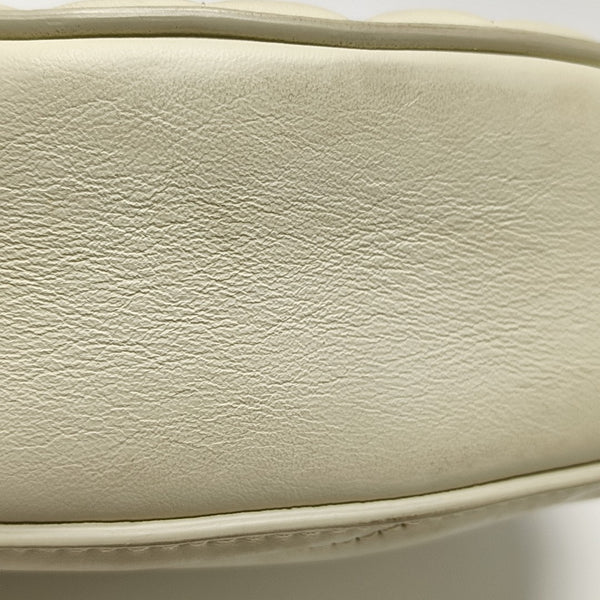 Drew Mini Quilted Calfskin White