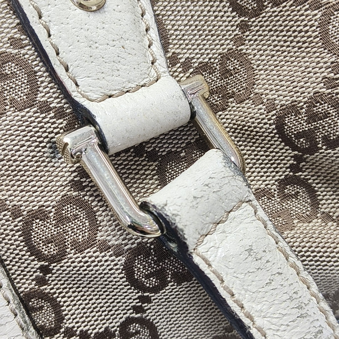 Monogram Canvas Tote Bag Brown