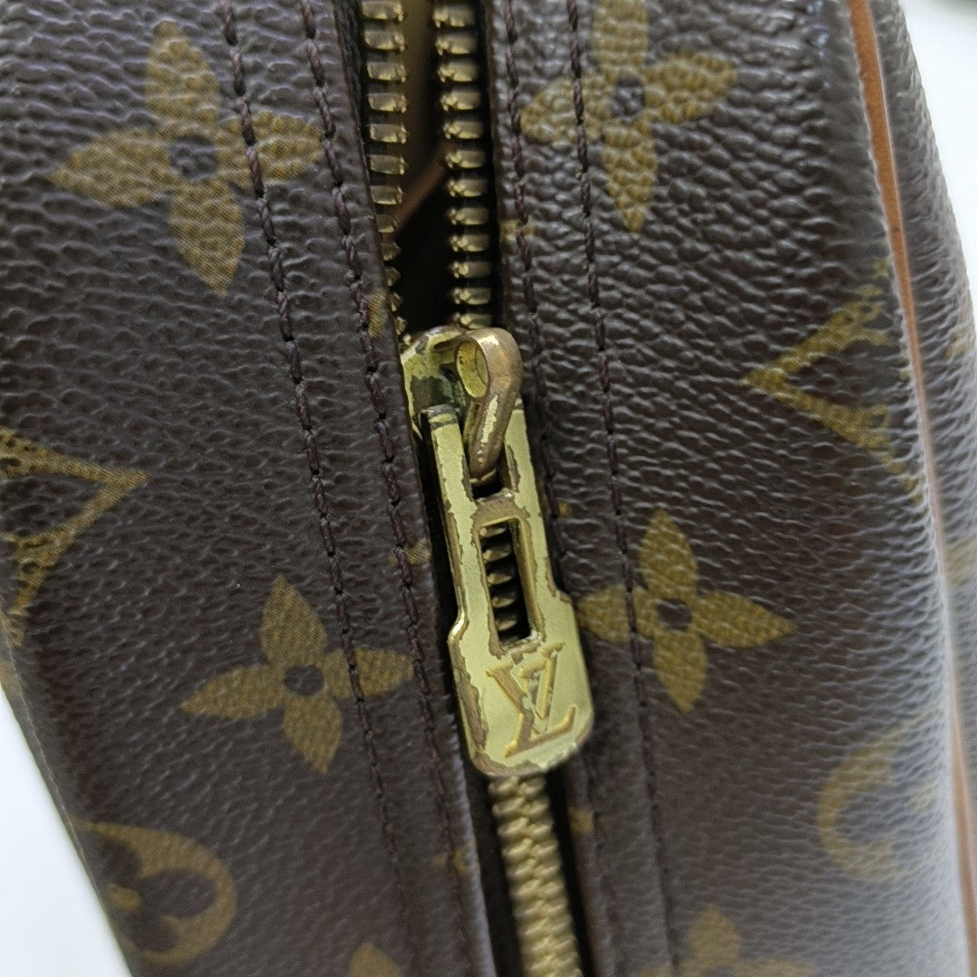 DEAUVILLE Monogram Coated Canvas Brown
