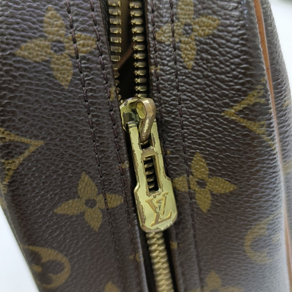 DEAUVILLE Monogram Coated Canvas Brown