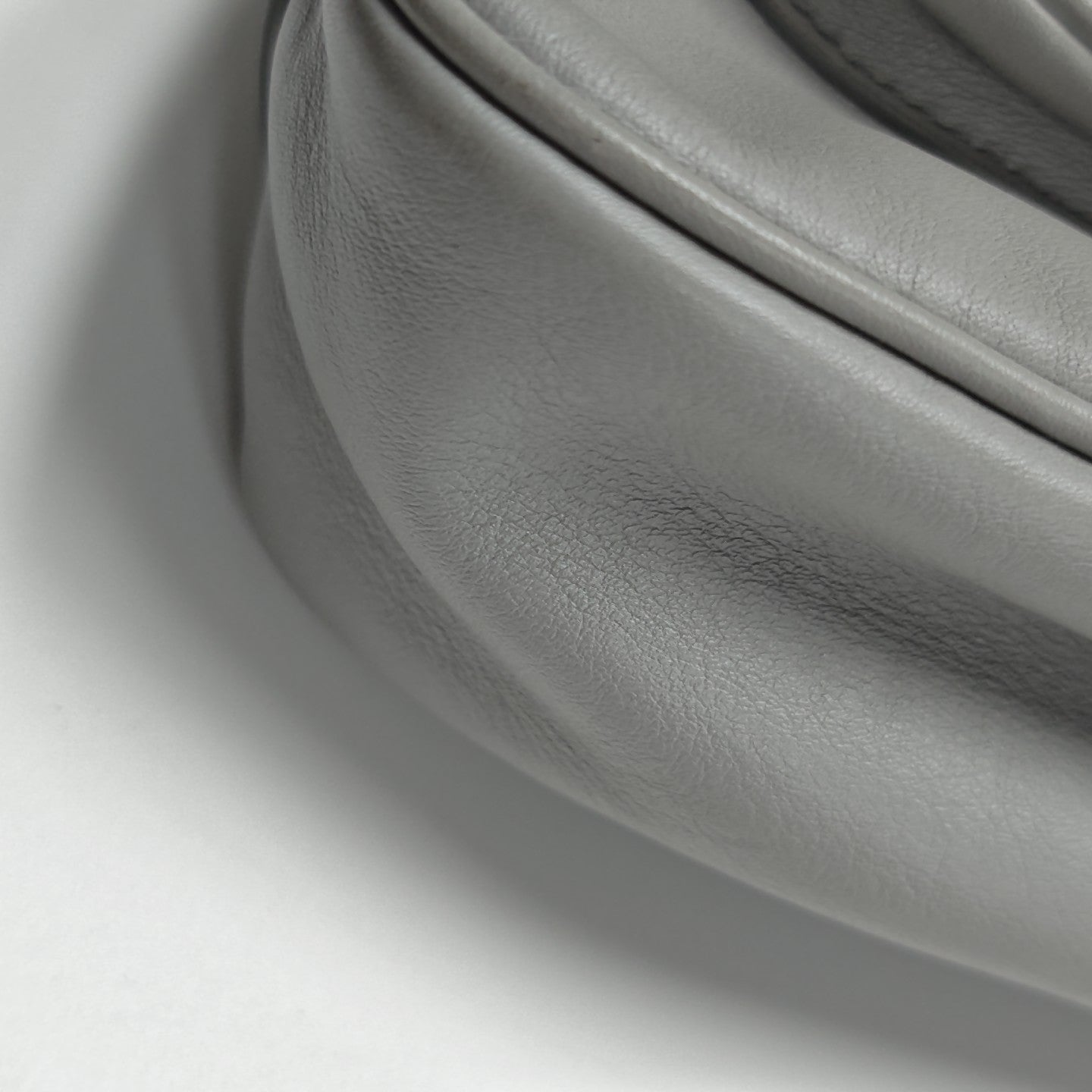 Calfskin Shoulder Bag Gray