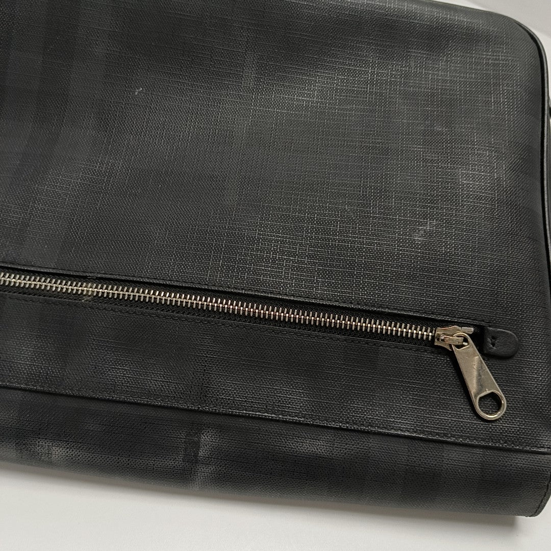 London Coated Canvas Black
