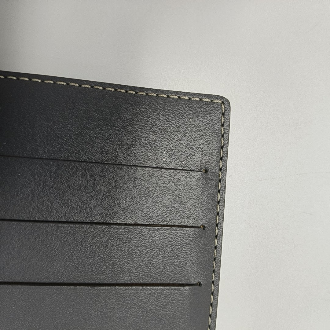 RICHELIEU Coated Canvas Gray Wallet