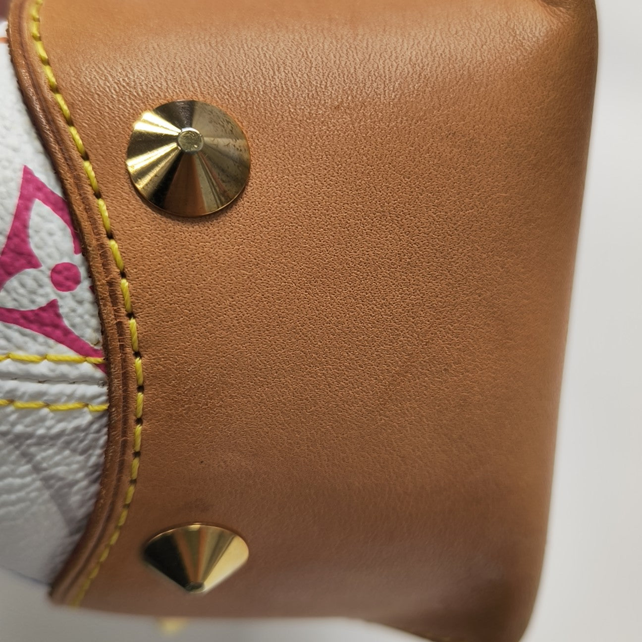 LV × TM JUDY MM Monogram Coated Canvas White
