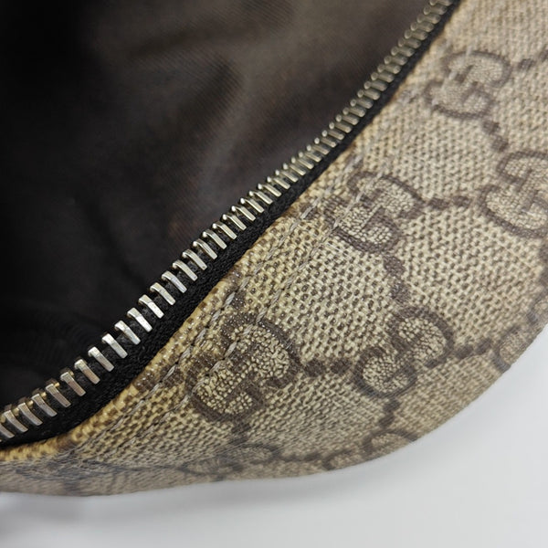 GG Supreme Monogram Coated Canvas Brown