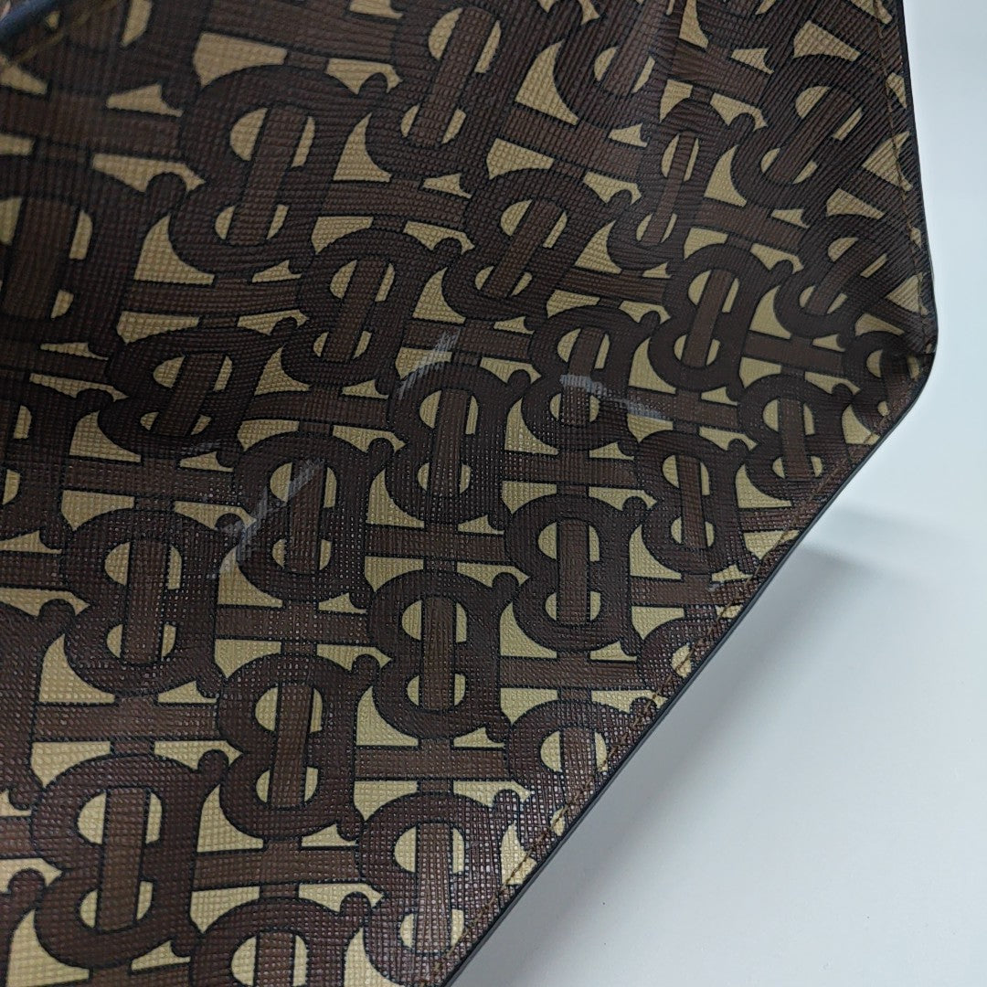 MONOGRAM Large Coated Canvas Brown