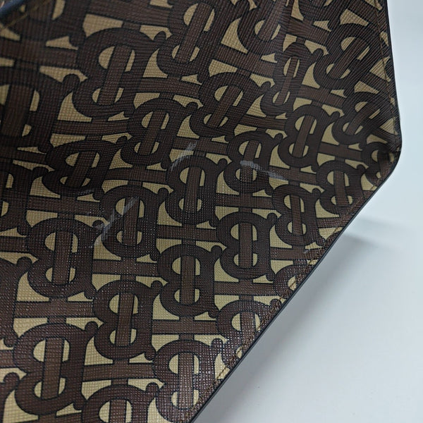 MONOGRAM Large Coated Canvas Brown