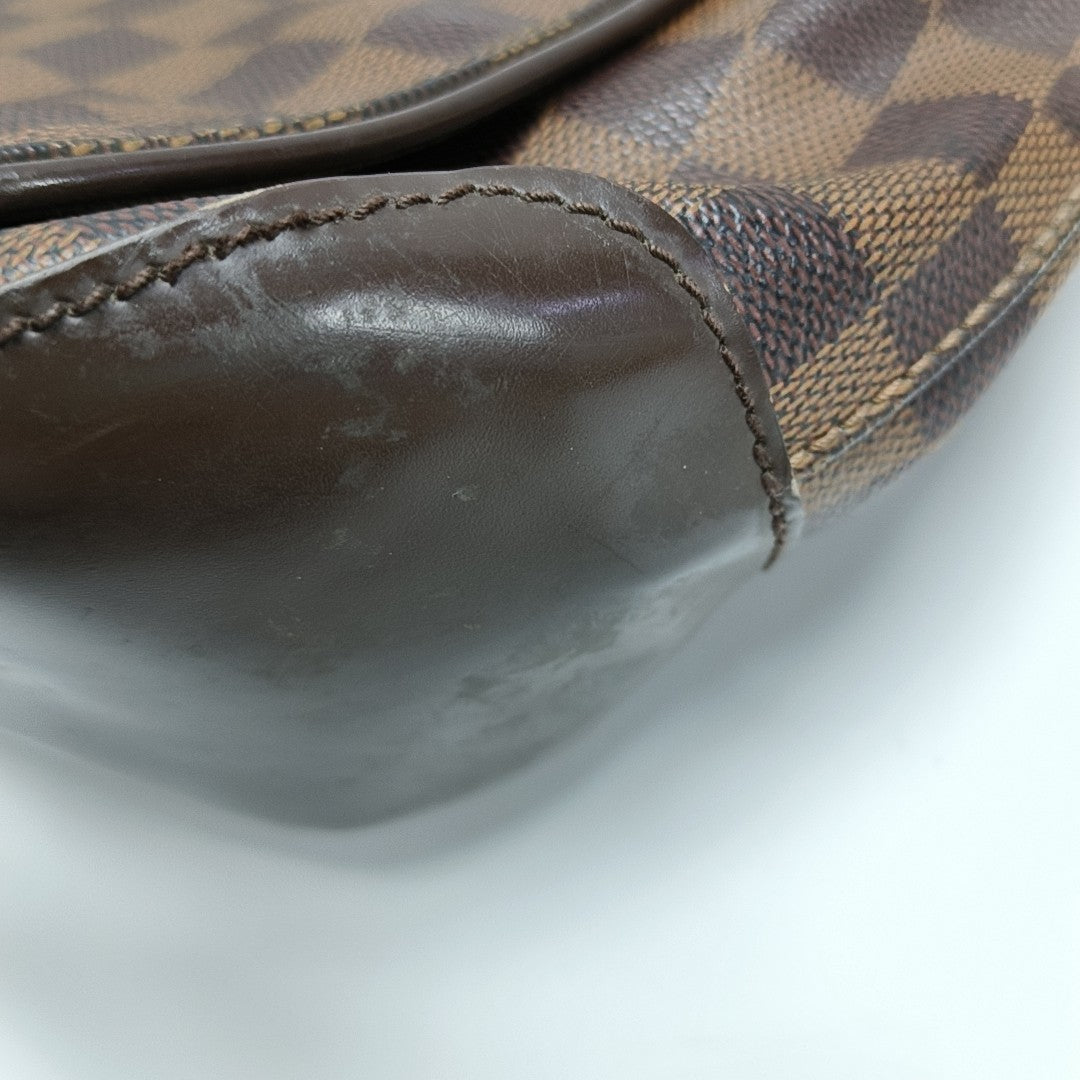 SPENCER Damier Ebene Coated Canvas Brown