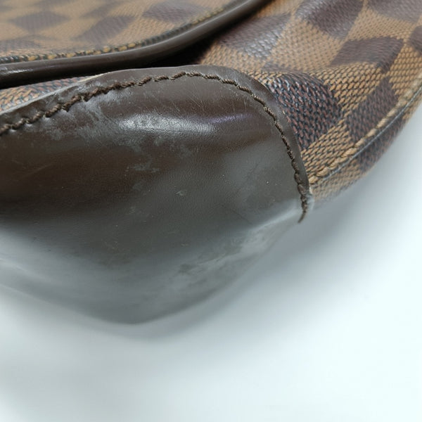 SPENCER Damier Ebene Coated Canvas Brown