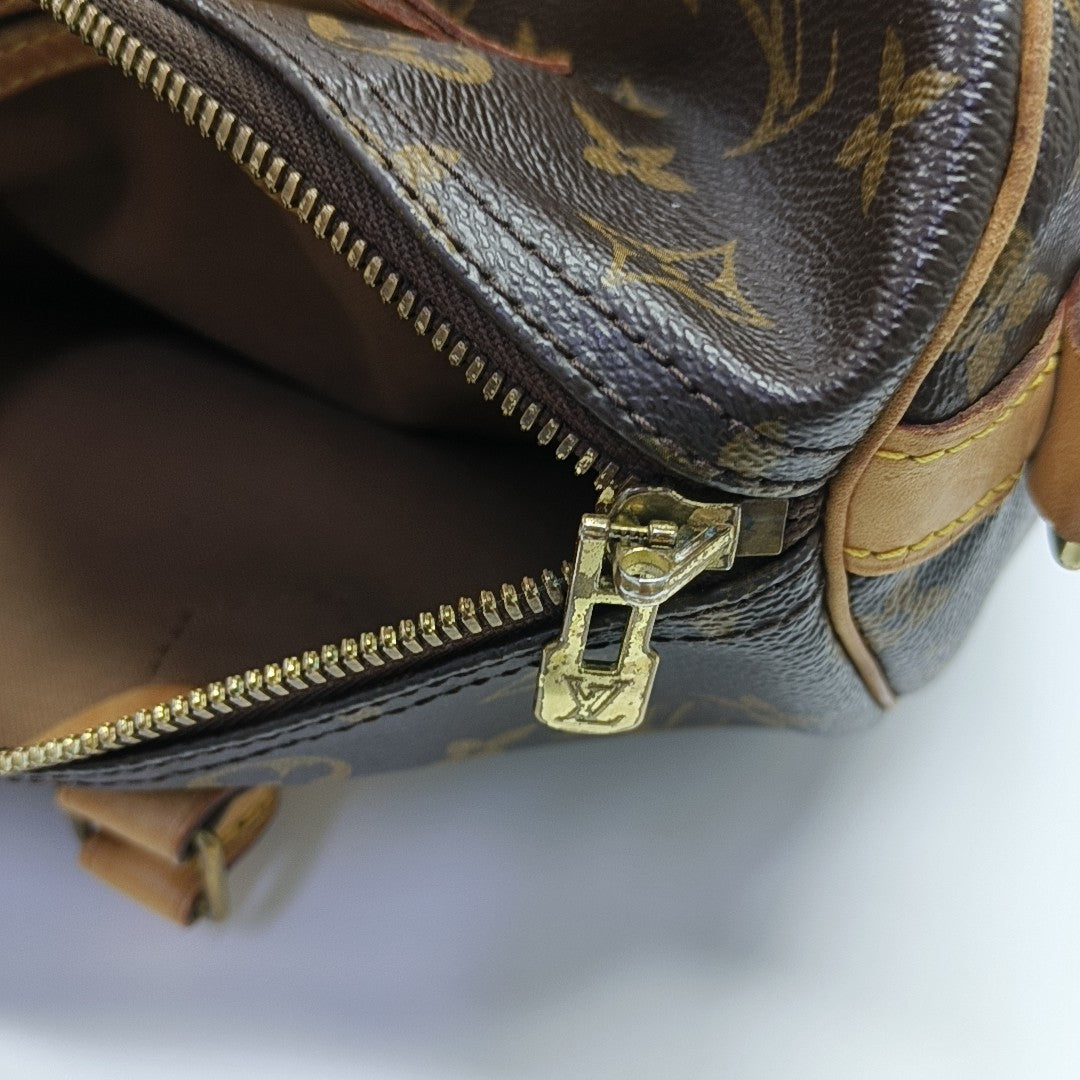 SPEEDY 30 Monogram Coated Canvas Brown