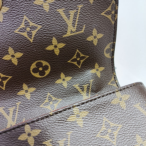 SAINT PLACIDE Monogram Coated Canvas Brown