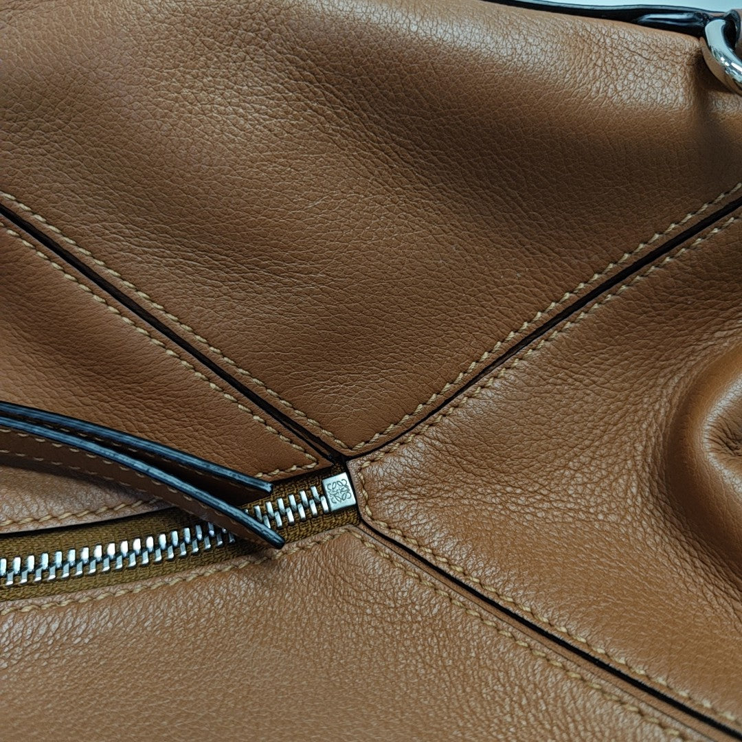Puzzle Small Calfskin Brown
