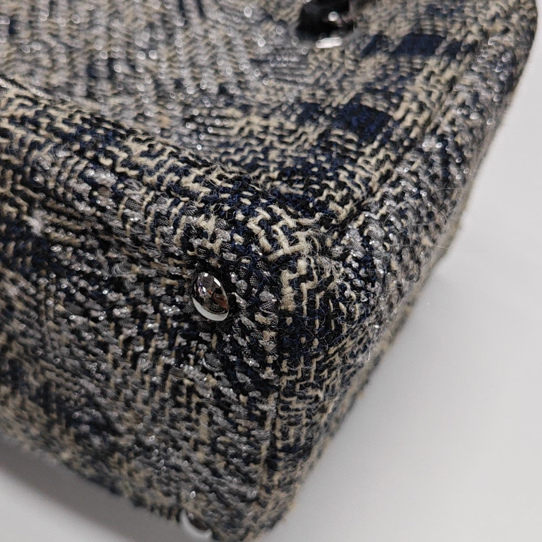 Fabric Top Handle Bag Multicolor
