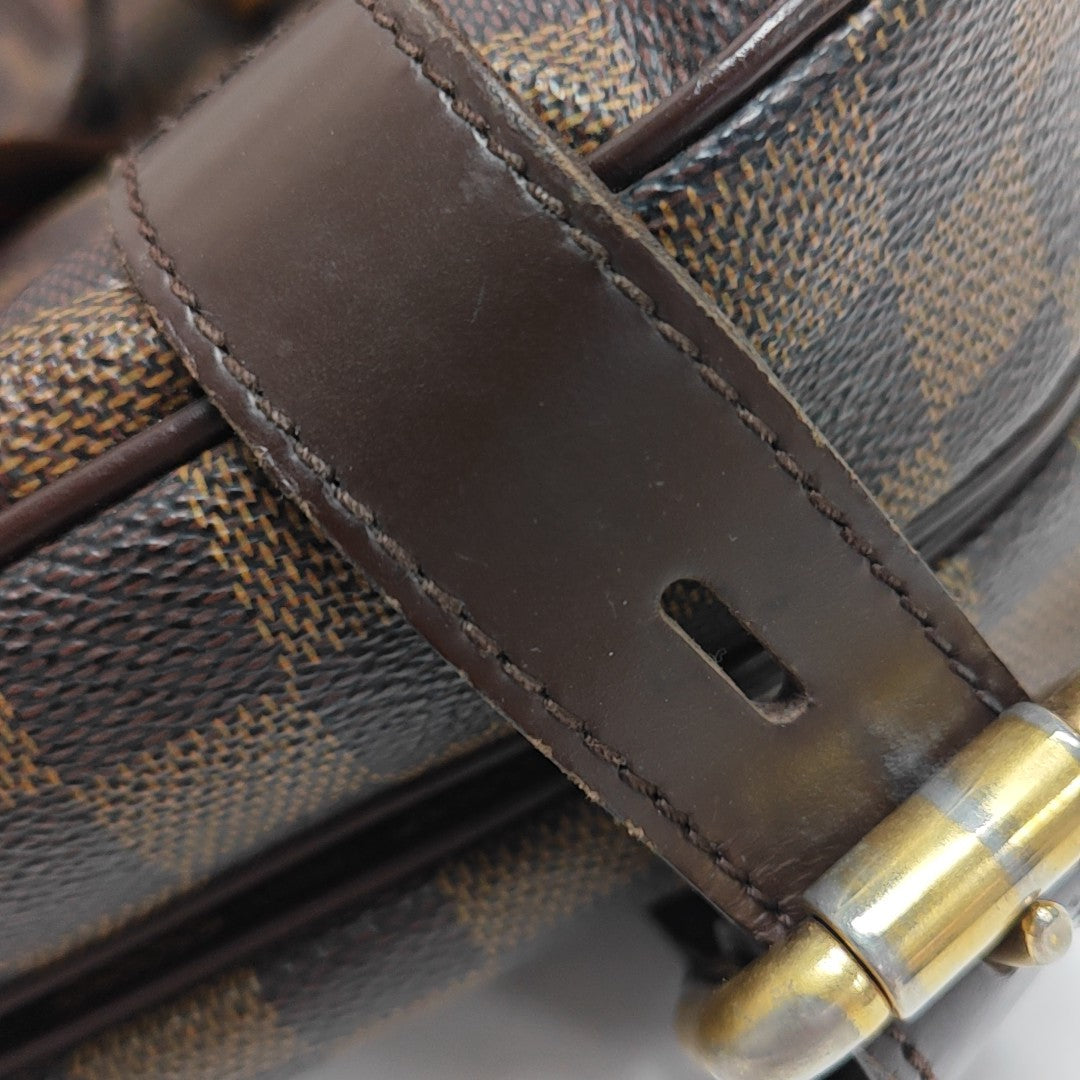 HIGHBURY Damier Ebene Coated Canvas Brown