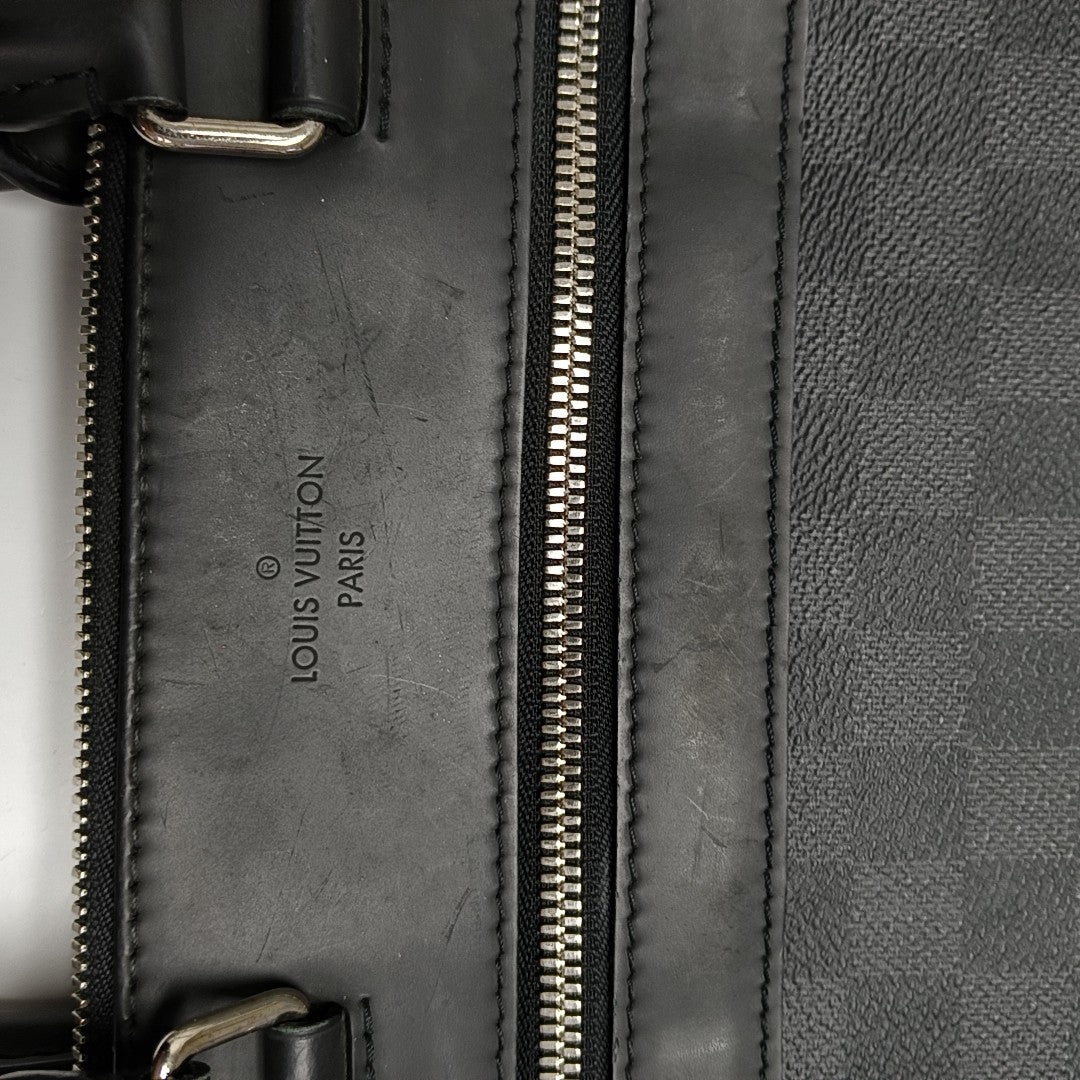 PORTE-DOCUMENTS Damier Graphite Coated Canvas Black