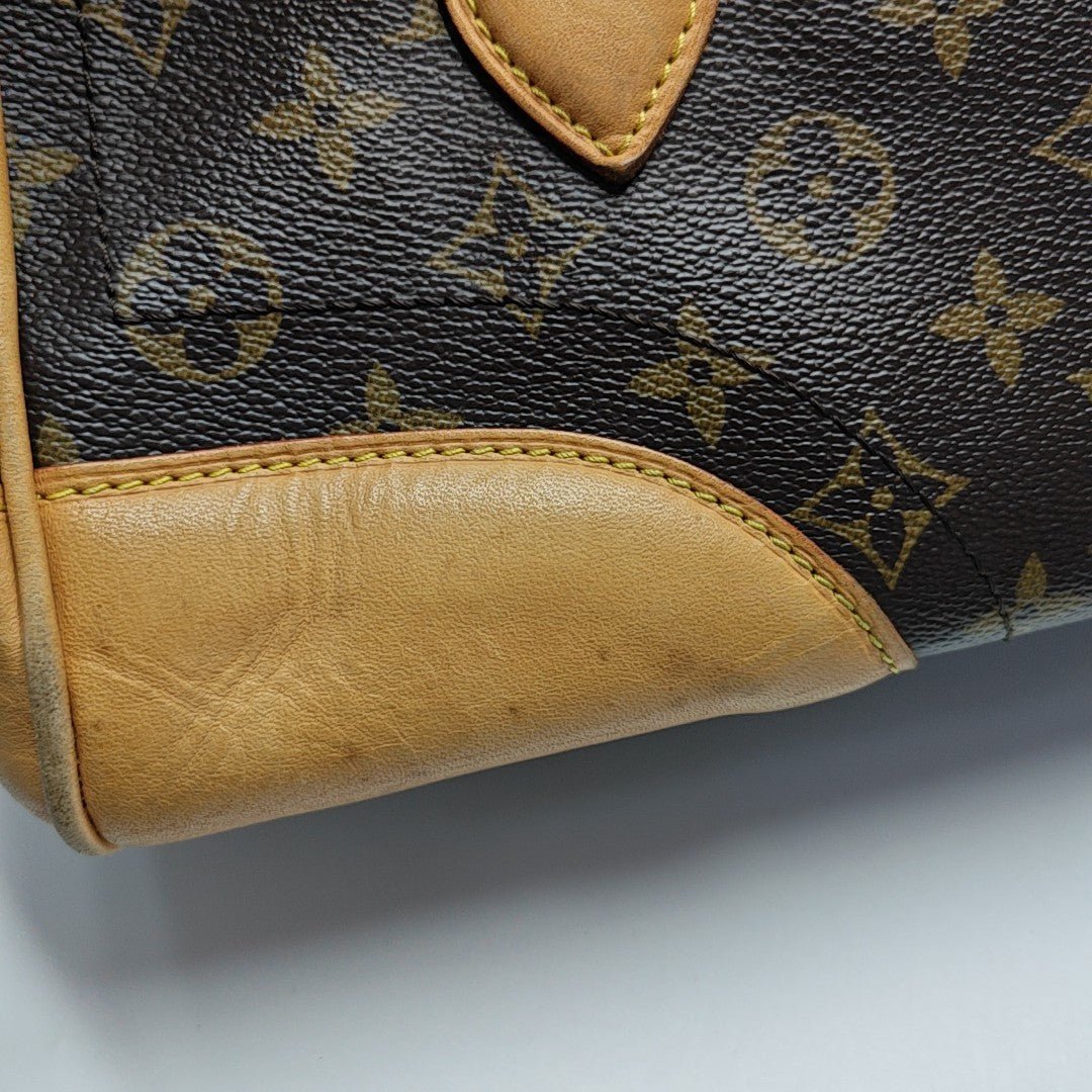 BEVERLY Monogram Coated Canvas Brown