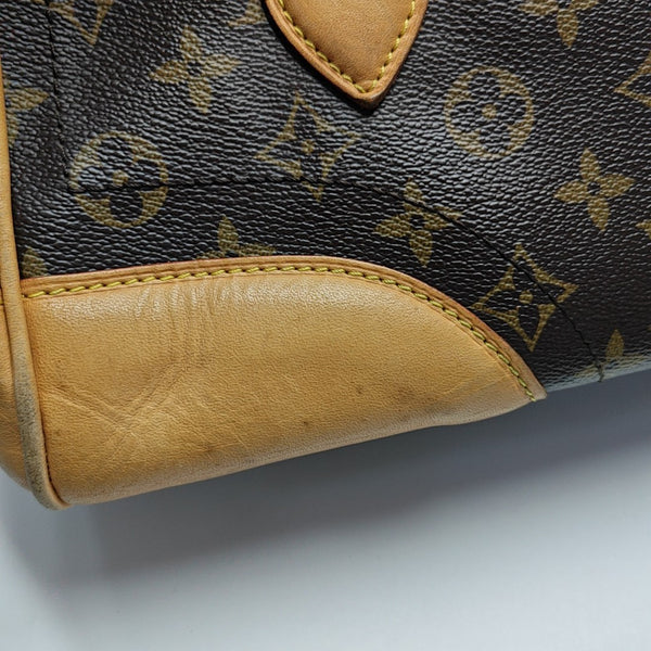 BEVERLY Monogram Coated Canvas Brown