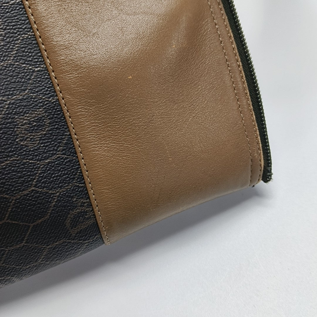 Oblique Coated Canvas Black