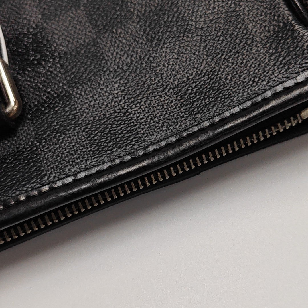 TADAO MM Damier Graphite Coated Canvas Gray