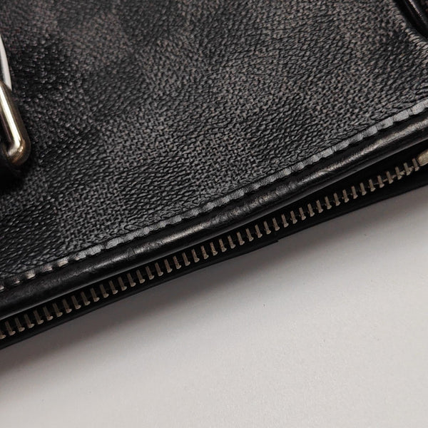 TADAO MM Damier Graphite Coated Canvas Gray