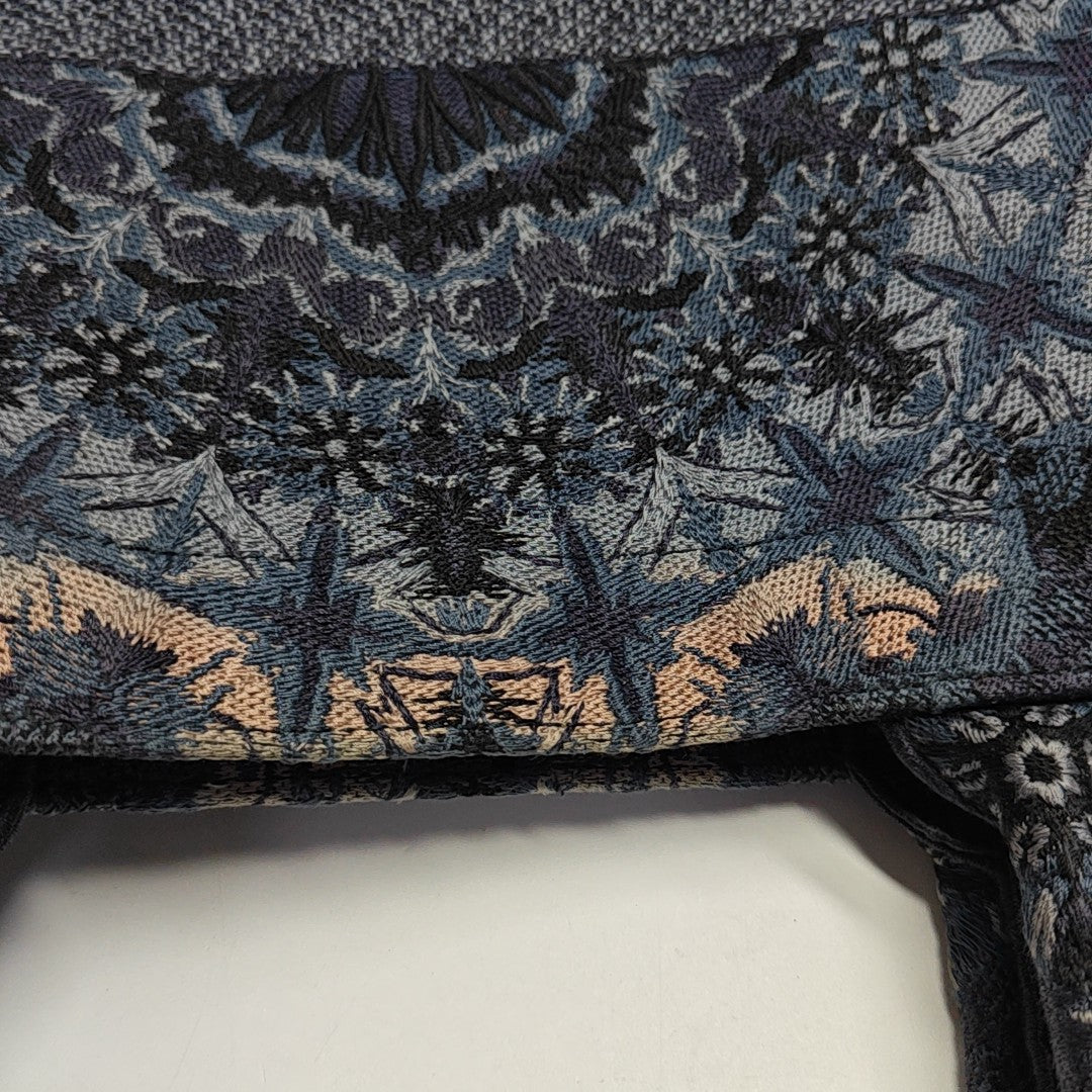 Book Tote Large Canvas Blue