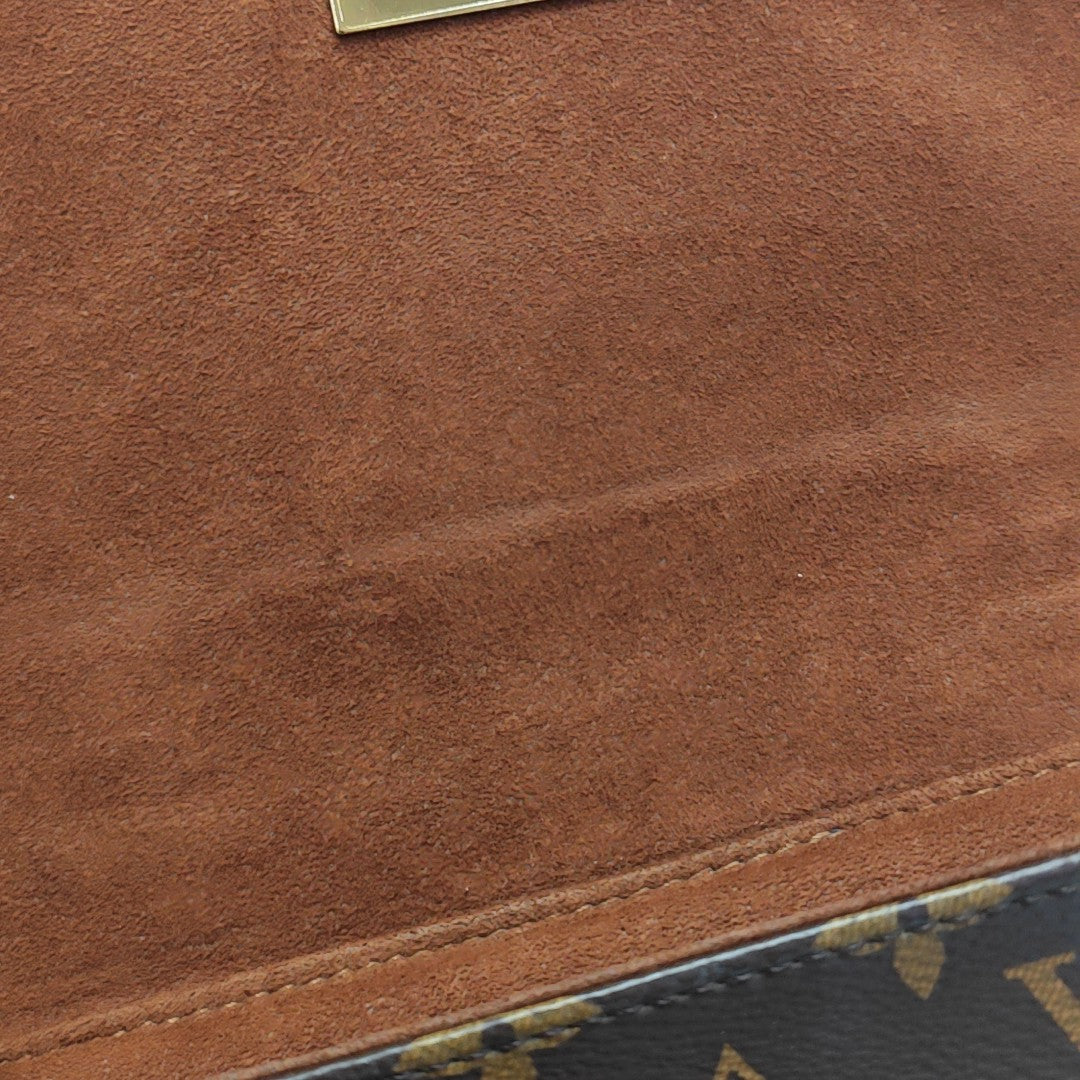 LOCKY BB Monogram Coated Canvas Brown