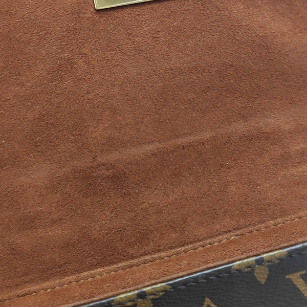 LOCKY BB Monogram Coated Canvas Brown