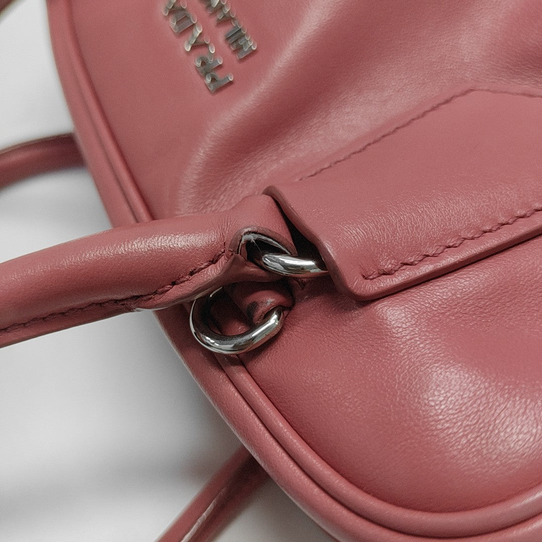 Calfskin Shoulder Bag Pink