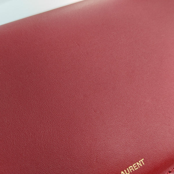 Calfskin Shoulder Bag Red