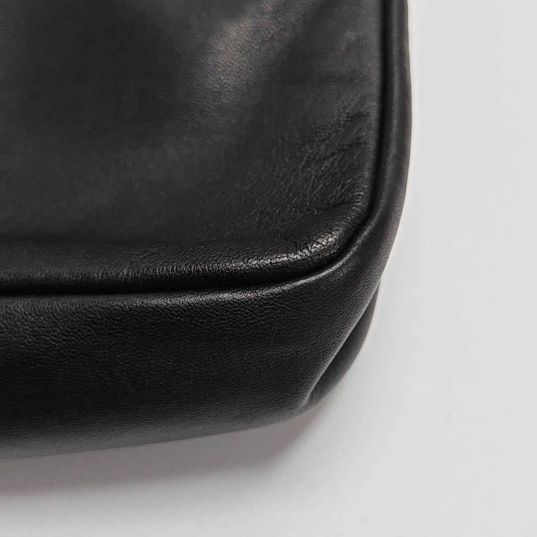 Lambskin Shoulder Bag Black