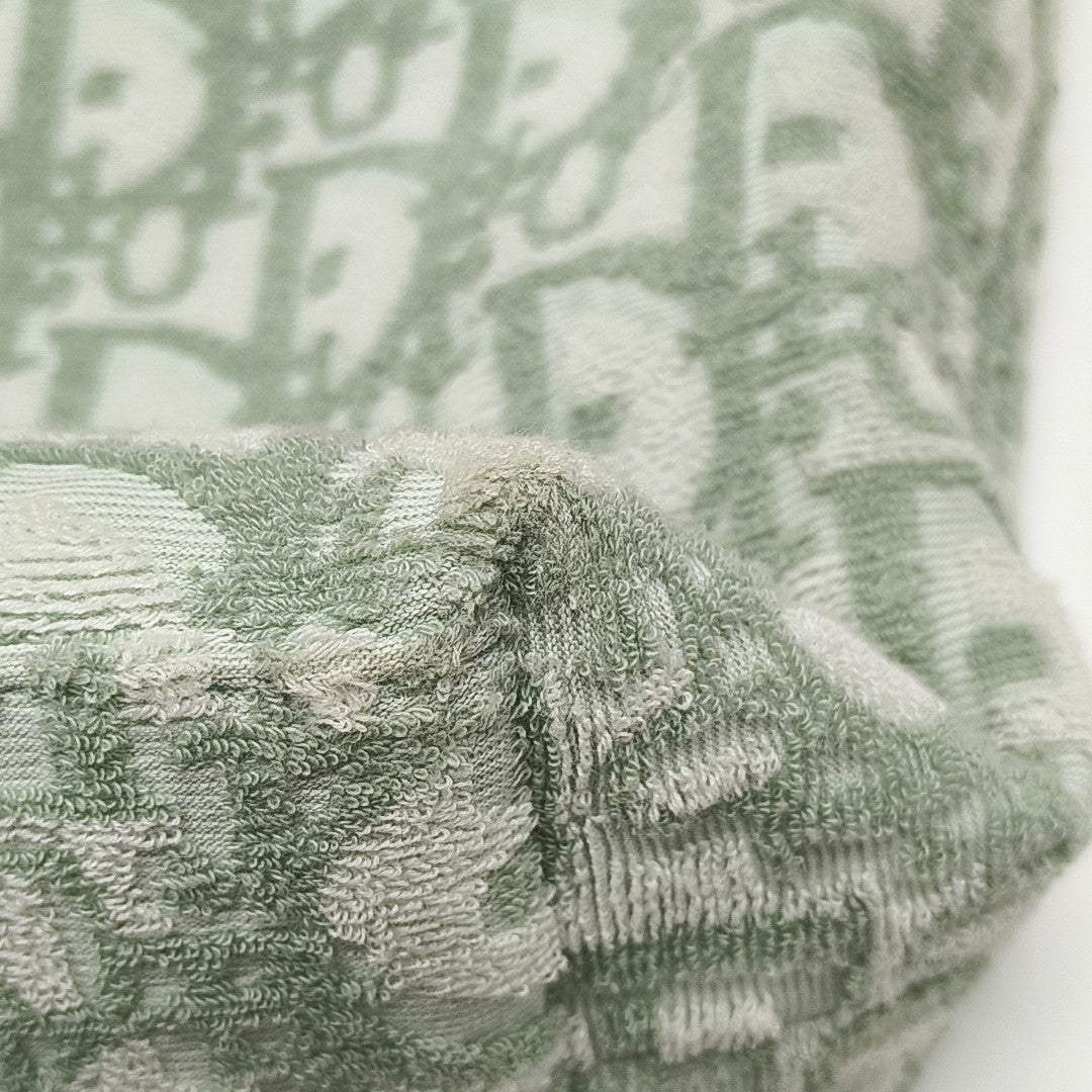 Fabric Top Handle Bag Green