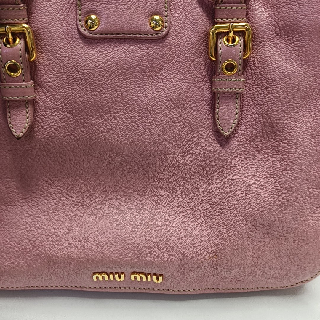 Calfskin Shoulder Bag Pink