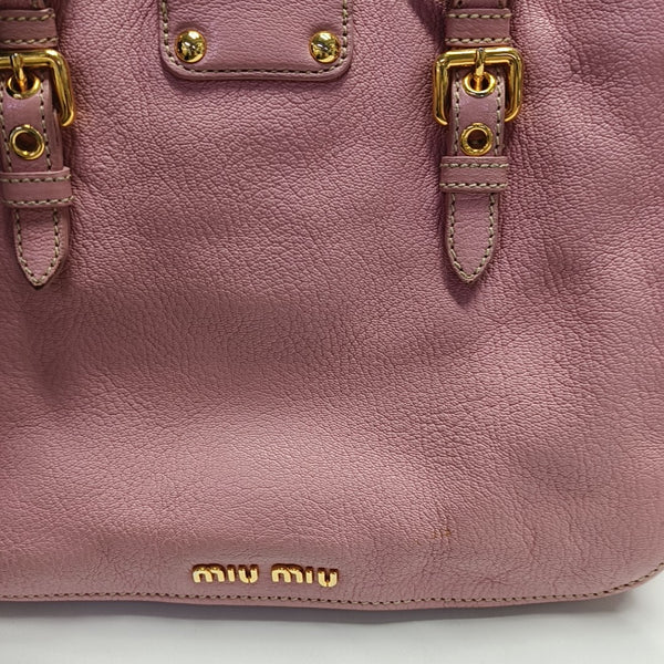 Calfskin Shoulder Bag Pink