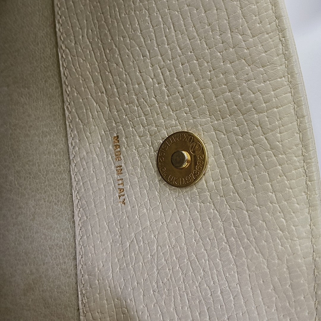 Calfskin Top Handle Bag Beige