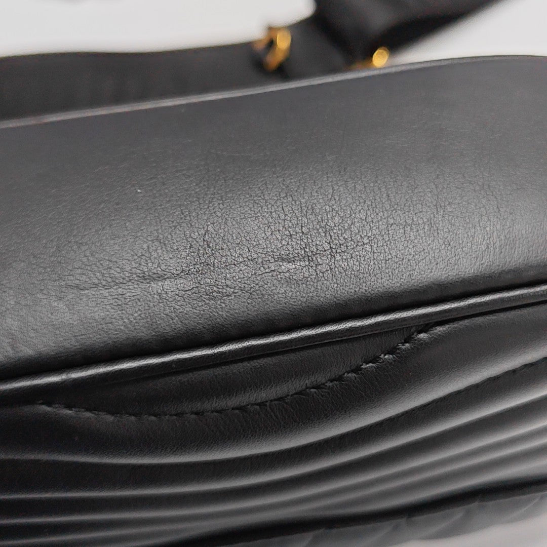 NEW WAVE Quilted Calfskin Black