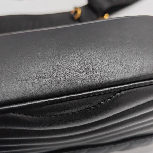 NEW WAVE Quilted Calfskin Black