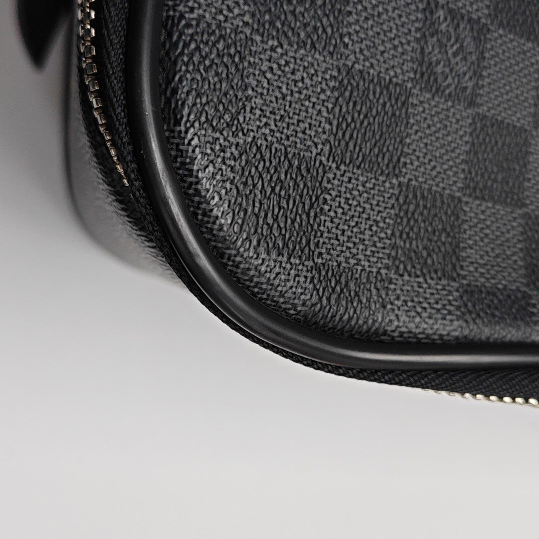PEGASE 65 Damier Graphite Coated Canvas Black