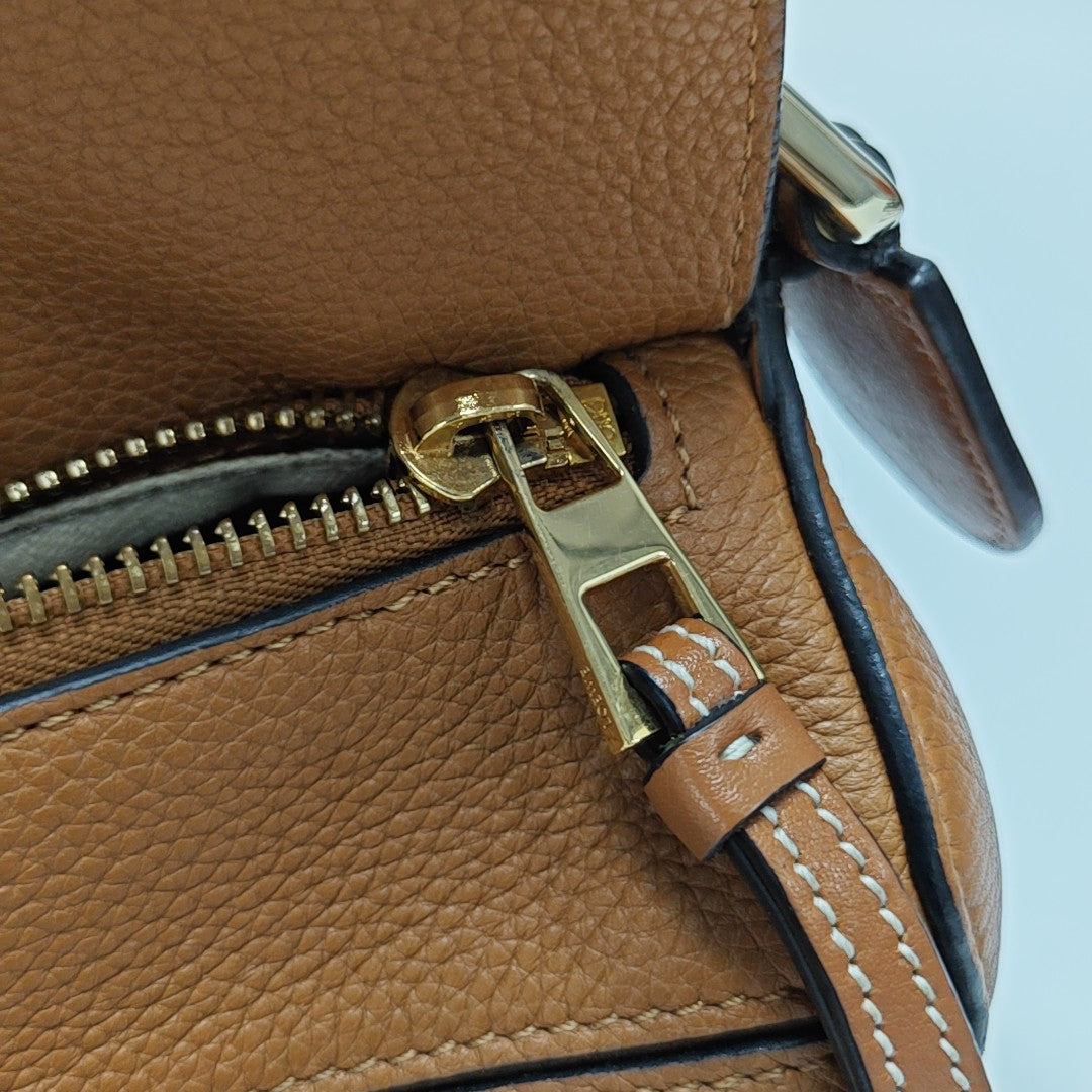 Puzzle Small Calfskin Brown
