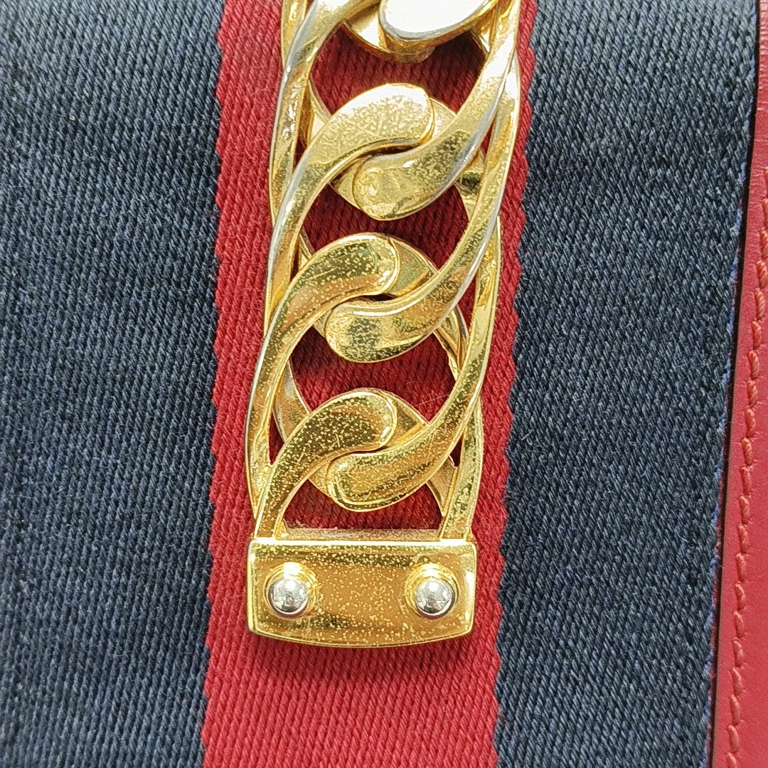 Sylvie Mini Calfskin Red