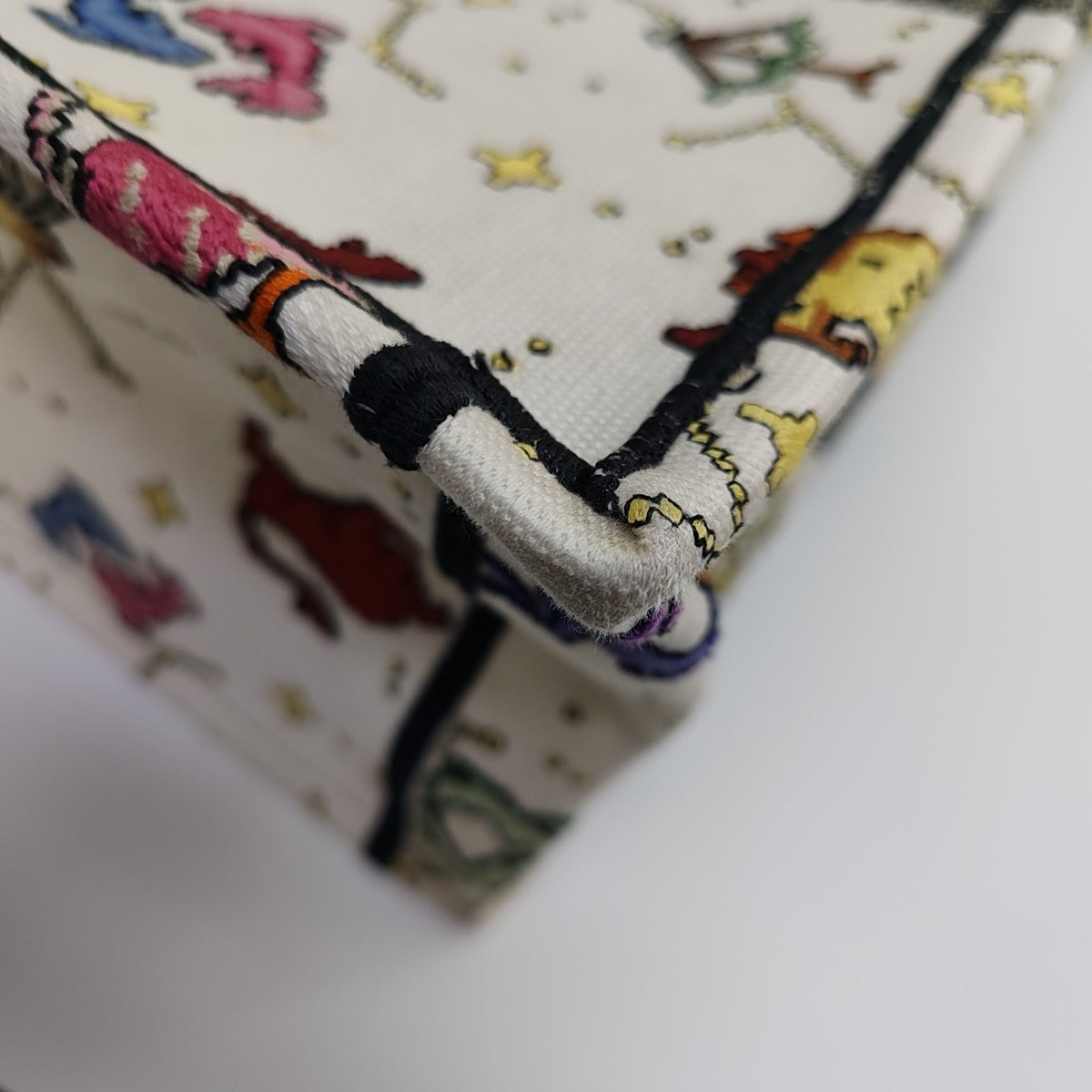 Book Tote Large Canvas White
